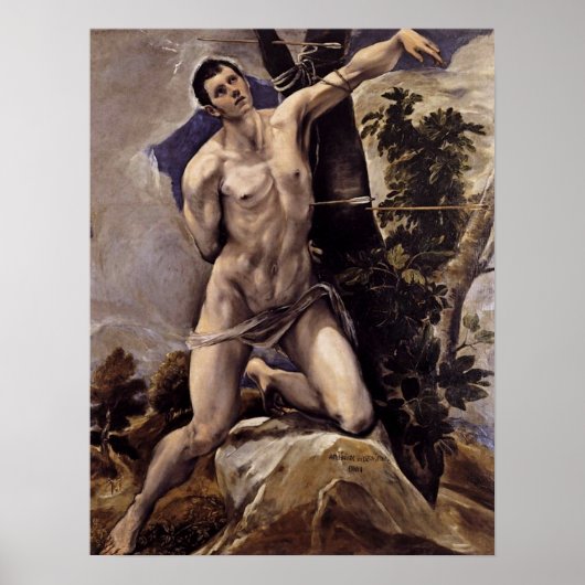 Saint Sebastian Poster (Voorkant)