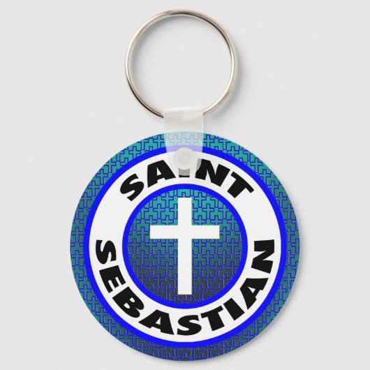 Saint Sebastian Sleutelhanger (Voorkant)