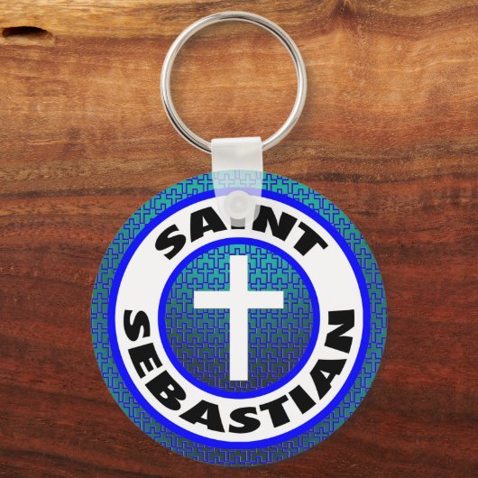 Saint Sebastian Sleutelhanger (Voorkant)