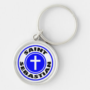Saint Sebastian Sleutelhanger