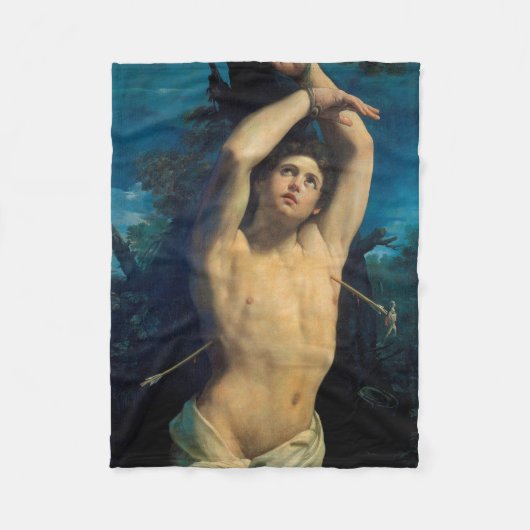 Saint Sebastian (St. Sebastian), Guido Reni Fleece Deken (Voorkant)