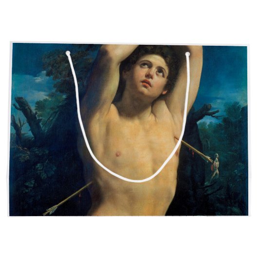 Saint Sebastian (St. Sebastian), Guido Reni Groot Cadeauzakje (Achterkant)