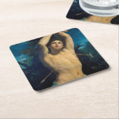 Saint Sebastian (St. Sebastian), Guido Reni Kartonnen Onderzetters (Schuin)