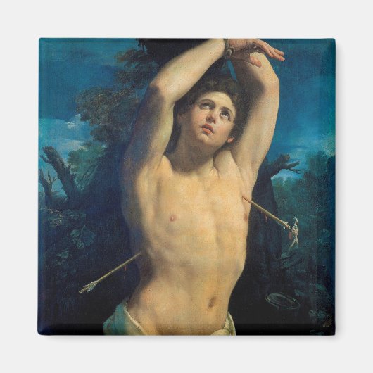 Saint Sebastian (St. Sebastian), Guido Reni Magneet (Voorkant)
