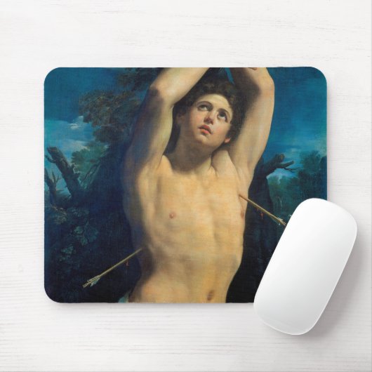 Saint Sebastian (St. Sebastian), Guido Reni Muismat (Met muis)