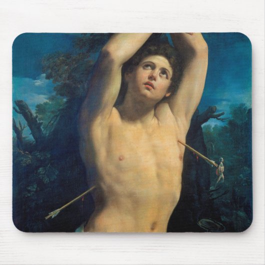 Saint Sebastian (St. Sebastian), Guido Reni Muismat (Voorkant)