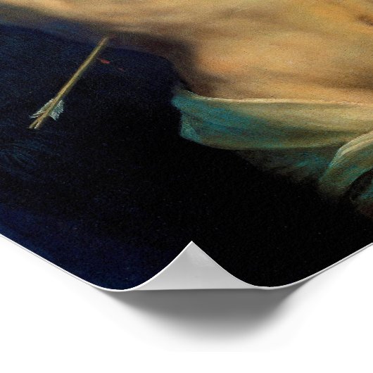 Saint Sebastian (St. Sebastian), Guido Reni Poster (Hoek)