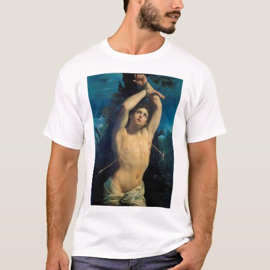 Saint Sebastian (St. Sebastian), Guido Reni T-shirt (Voorkant)