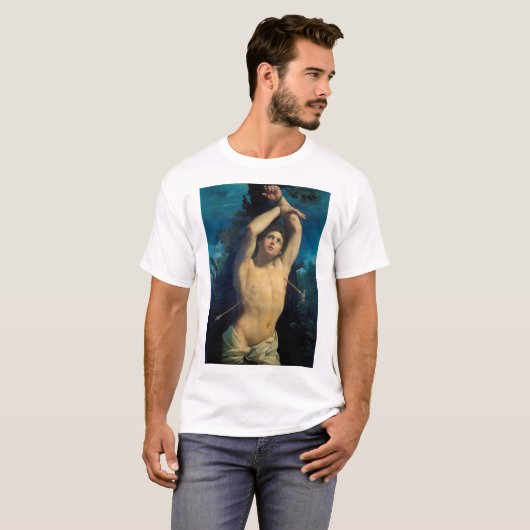 Saint Sebastian (St. Sebastian), Guido Reni T-shirt (Voorkant volledig)