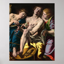 Saint Sebastian, Tanzio da Varallo Fine Art Poster