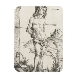 Saint Sebastian Tied aan een Kolom door Albrecht D Magneet