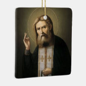 Saint Seraphim of Sarov Ceramic Ornament (Rechts)