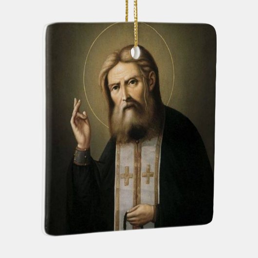 Saint Seraphim of Sarov Ceramic Ornament (Rechts)