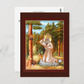 Saint Seraphim of Sarov Prayer Card Briefkaart (Voorkant / Achterkant)