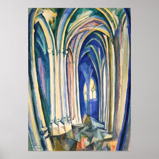 Saint-Séverin | Robert Delaunay | Poster (Voorkant)