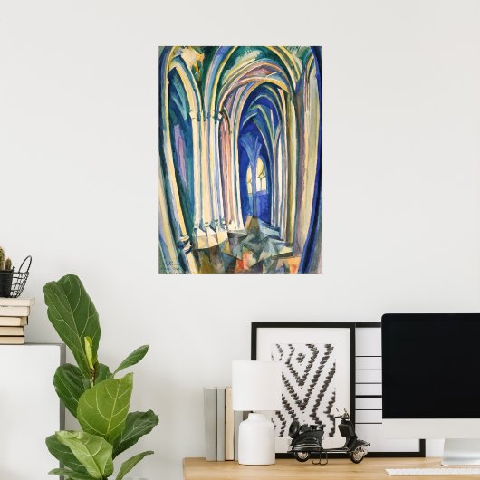 Saint-Séverin | Robert Delaunay | Poster (Thuiskantoor)