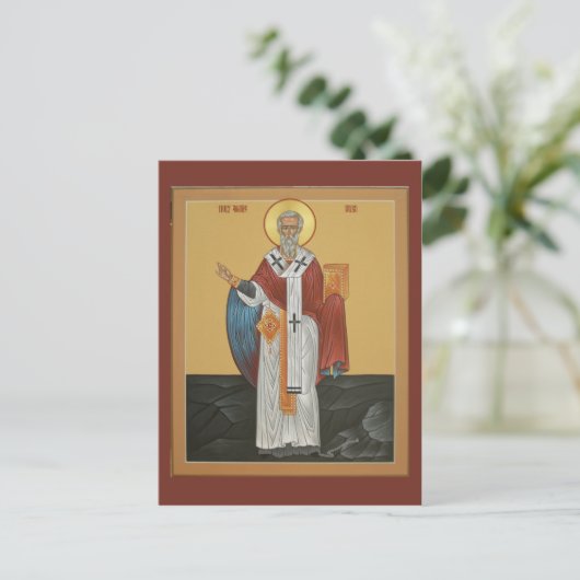 Saint Silas Prayer-kaart Briefkaart (Staand voorkant)