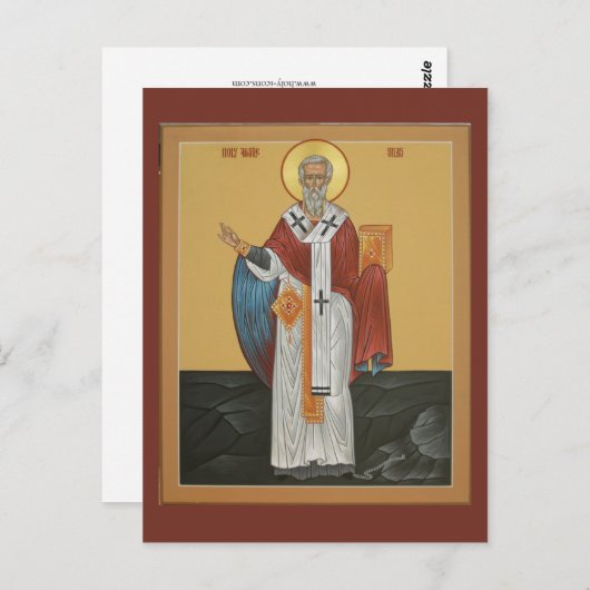 Saint Silas Prayer-kaart Briefkaart (Voorkant / Achterkant)