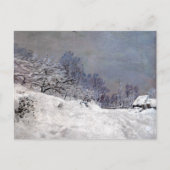 Saint-Simeon-Boerderij in de Winter-Claude Monet Briefkaart (Voorkant)