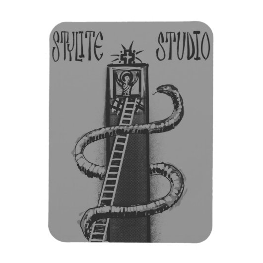 Saint Simeon, de stijlmagneet Magneet (Verticaal)