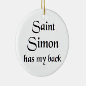saint simon coffee mug keramisch ornament (Rechts)