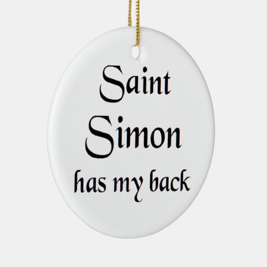 saint simon coffee mug keramisch ornament (Rechts)