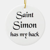 saint simon coffee mug keramisch ornament (Voorkant)