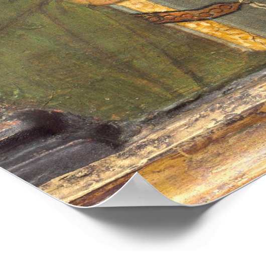 Saint Simon - Simone Martini Fine Art Poster (Hoek)