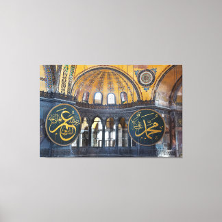 Saint Sofia mosque Canvas Afdruk