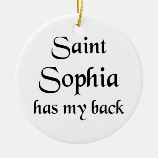 saint sophia coffee mug keramisch ornament (Voorkant)