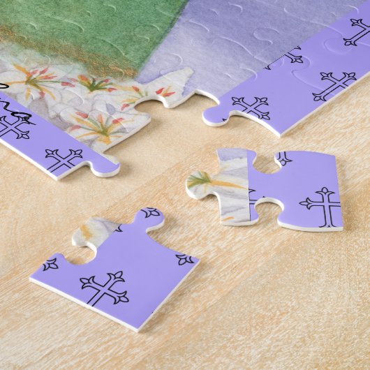 Saint St. Dymphna Jigzaag Puzzle Gift Legpuzzel (Zijkant)