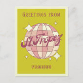 Saint St Tropez Frankrijk retro Briefkaart (Voorkant)