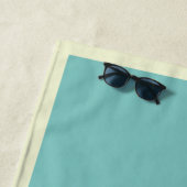 Saint st. Tropez retro  blauw Strandlaken (In situ)