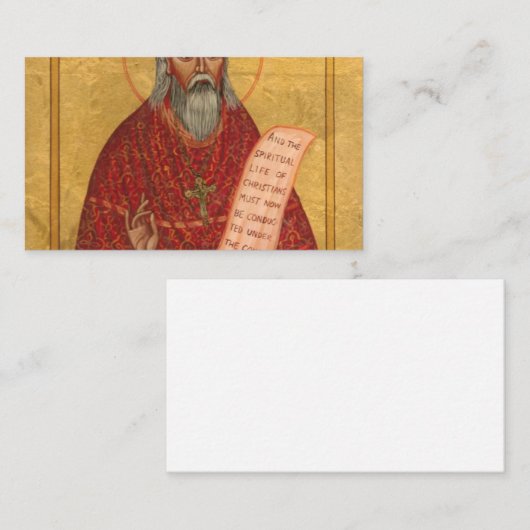 Saint-St-Valentijn Visitekaartje (Voorkant / Achterkant)