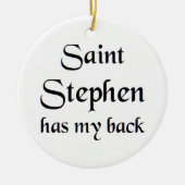 saint stephen keramisch ornament (Voorkant)