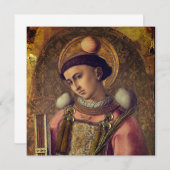 Saint Stephen (van Carlo Crivelli, 1476) (Voorkant / Achterkant)