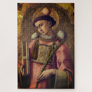 Saint Stephen (van Carlo Crivelli, 1476) Legpuzzel