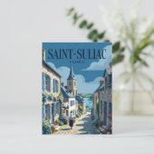 Saint-Suliac Frankrijk Briefkaart (Staand voorkant)