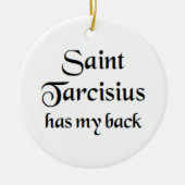 saint tarcisius keramisch ornament (Voorkant)