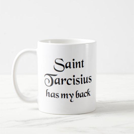Saint Tarcisius Koffie mok (Links)
