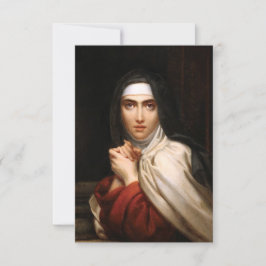 Saint Teresa of Avila Holy Card Bedankkaart