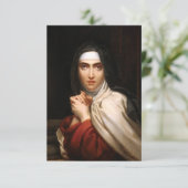 Saint Teresa of Avila Holy Card Bedankkaart (Staand voorkant)