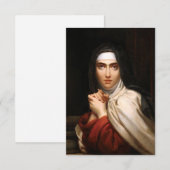 Saint Teresa of Avila Holy Card Bedankkaart (Voorkant / Achterkant)