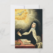 Saint Teresa van Avila Bedankkaart (Voorkant)