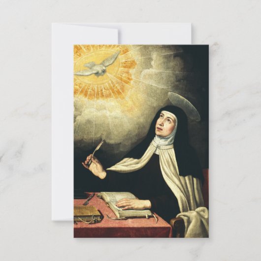 Saint Teresa van Avila Bedankkaart (Voorkant)