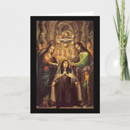 saint teresa van avila card kaart (Voorkant)