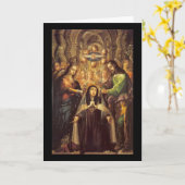 saint teresa van avila card kaart (Gele Bloem)