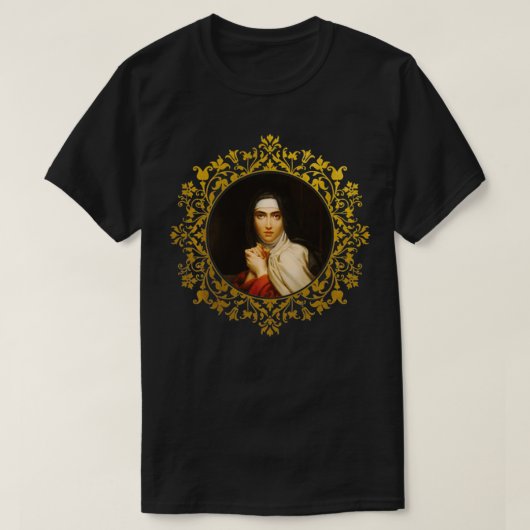 Saint Teresa van Avila katholieke Patroness Pullov T-shirt (Design voorkant)