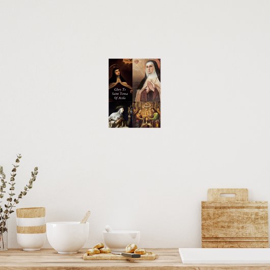 SAINT-TERESA VAN AVILA-POSTER POSTER (Keuken)