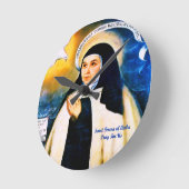Saint Teresa van Avila Ronde Klok (Hoek)